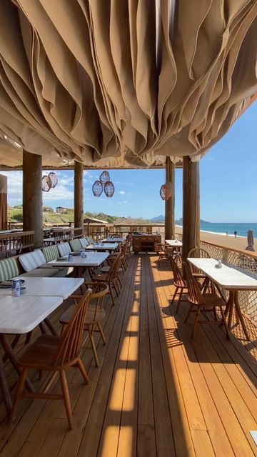 Vacations on Instagram: "One of the most iconic restaurants in Greece 😍 Video by: @theodore.grivas Location: Barbouni Restaurant | Costa Navarino 🇬🇷" Greece Restaurant, Costa Navarino, Architecture Life, Cafe Design, Restaurant Design, Dream Vacations, Bar Decor, Greece, Coconut