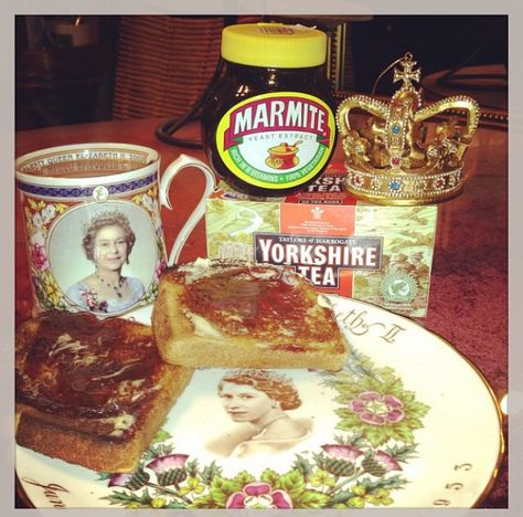 Aries Angel, Marmite On Toast, Tea Etiquette, British Aesthetic, British Party, Yorkshire Tea, British Tea, English Breakfast Tea, Cottage Life