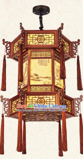 Chinese Traditional Wood Dragon Head Palace Lantern Handmade New Year Hanging Lanterns Ceiling Lamp Ancient Lamp, Chinese Decorations, Chinese Lamps, Lamp Chinese, Lantern Handmade, Chinese Lamp, Chinese Style Interior, Lantern Chinese, Wood Dragon