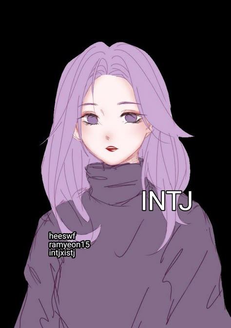 Intj Female Characters, Intj Ships Fanart, Intj Female Fanart, Intj Girl, Toad Aesthetic, Intj Fanart, Intj Aesthetic, Intj 5w6, Intp Female