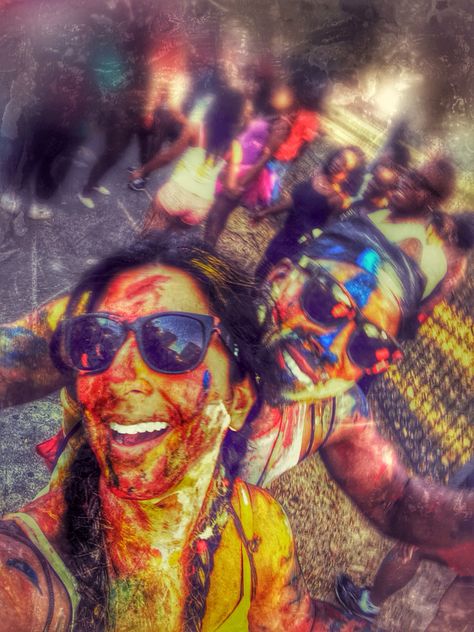 This picture says it all #jouvert at Trinidad Carnival 2015 Jouvert Carnival, Soca Music, Trinidad Carnival, Port Of Spain, Nature Center, West Indies, Small Island, Bird Species, Trinidad