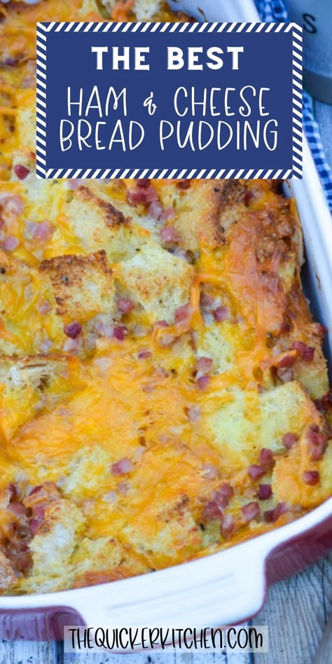 Ham And Egg Breakfast Casserole With Bread, Christmas Breakfast Bread Pudding, Guesthouse Breakfast Bake, Breakfast Casserole With Bread And Ham, Overnight Ham Breakfast Casserole, Ham And Cheese Bread Pudding, Breakfast Bread Casserole, Savoury Bread Pudding, Sourdough Breakfast Casserole