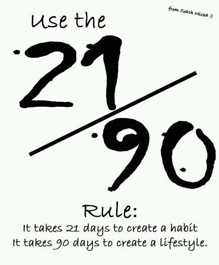 Create first a good habit, next push on to create a good lifestyle. I do not know how accurate 21 days and 90 days are in terms of creating a habit and lifestyle respectively. But I do agre... Motivation Fitness, Yoga Sequences, Healthy Pregnancy, Good Habits, 21 Days, A Sign, Fitness Quotes, It Takes, Get Healthy