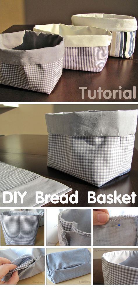 How to Sew a DIY Fabric Bread Basket Fabric Bread Basket Pattern Free, Fabric Bread Baskets Diy Free Pattern, Diy Fabric Bread Basket, Fabric Bread Basket Pattern, Bread Basket Sewing Pattern, Diy Bread Basket Ideas, Fabric Bread Basket, Cloth Baskets Diy How To Make, Bread Basket Ideas For Table