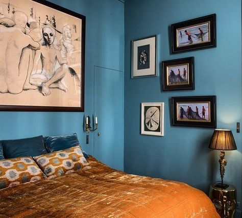 Top 10 Parisian Interior Designers Parisian Colour Palette, Parisian Color Palette French Style, Parisian Blue Paint, Parisian Yellow Bedroom, Minimalist Home Decor Ideas, Bohemian Decoration, Parisian Interior, French Apartment, Bedroom Decor For Couples