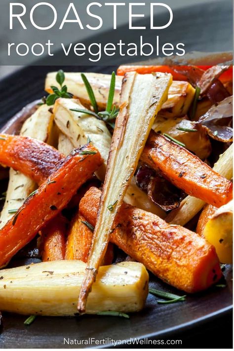 Break away from the mundane and try these roasted root vegetables as a side dish for your next dinner. This is my go-to recipe. Turnips And Parsnips Recipe, Ways To Cook Vegetables, How To Cook Turnips, Parsnips Recipe, Vegetables In Season, Roasted Turnips, Roasted Carrots And Parsnips, Root Vegetables Recipes, Parsnip Recipes