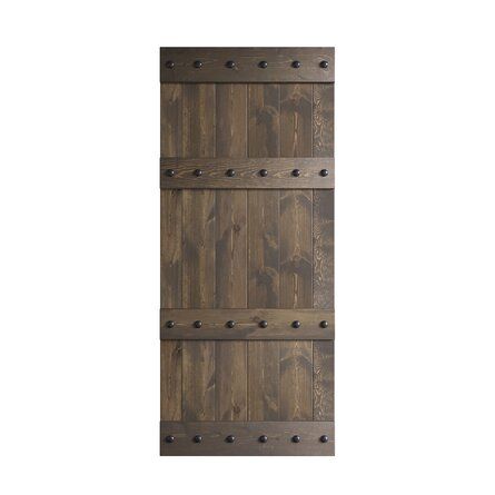 Wood Castle, Single Barn Door, Castle Series, Wood Barn Door, Door Dimensions, Kona Coffee, Door Hardware Interior, Home Doors, Sliding Barn Door