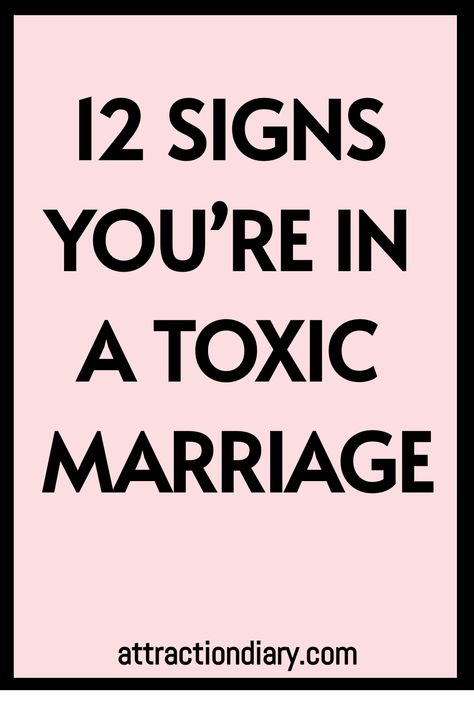 12 signs you’re in a toxic marriage from attractiondiary.com Relationship Repair Quotes, Emotional Safety In Marriage, Signs Your Marriage Is Over, Infedility Quotes Relationships, When Its Over Quotes, Unhealthy Relationships Quotes, Toxic Marriage, Marriage Quotes Struggling, Wrong Quote