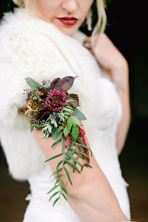 Boho Barn Wedding, Fall Inspired Wedding, Prom Flowers Corsage, Barn Wedding Dress, Silk Flower Crown, Moody Modern, Homecoming Corsage, Barn Photography, Wedding Corsage