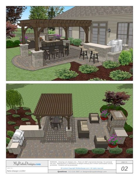 Whats included with your download? Every plan includes 3D images of patio, an itemized material list for all components, fully dimensioned layouts, patio installation guides, cross section views, how tos, and much more! Crazy Homes, Paver Patio Installation, Patio Plan, Patio Entertaining, Patio Installation, Patio Plans, Patio Layout, Grill Station, Outdoor Patio Designs