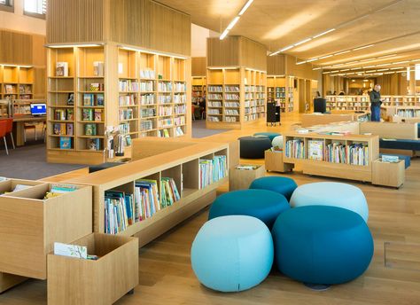 New Public Library In Dun Laoghaire, Officially Called DLR Lexicon Opened To The Public Today And It Is Worth Visiting Ref-100534 | by infomatique Public Library Design, Library Seating, Boarding School Aesthetic, Makerspace Library, School Library Design, Classroom Interior, Library Interior, School Building Design, Library Inspiration