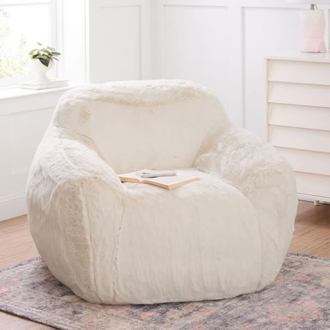 Snug Chair, Big Bean Bag Chairs, Fluffy Chair, Ivory Chair, Big Bean Bags, Teen Lounge, Teen Bedroom Furniture, Makeover Bedroom, Bag Chair