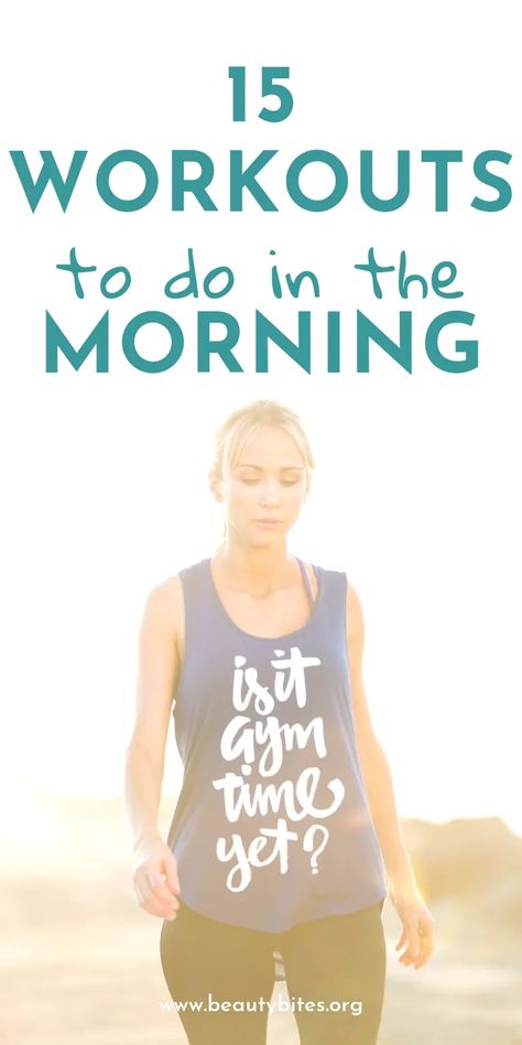 15 Best 10-Minute Workouts To Do In the Morning - Beauty Bites Fitness Exercises At Home, Couples Workout, Quick Morning Workout, Morning Workout Routine, Morning Workouts, Low Carb Plan, 15 Minute Workout, Cardio Workout At Home, Quick Workouts