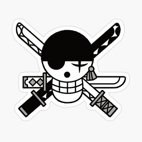 Luffy Sticker, Luffy Straw Hat, Zoro Luffy, Luffy Icon, Luffy Anime, رورونوا زورو, Anime Sticker, Case Ideas, Jolly Roger