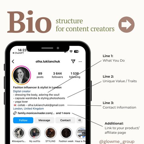 How to Build a Successful Bio for Your Business or Personal Brand on Social Media➡️🌟 A compelling social media bio can make a significant impact on your business’s online presence. Here’s a step-by-step guide to crafting a perfect bio for a business: 1️⃣ Unique Value Proposition - Highlight what makes your business unique. What do you offer that others don’t? 2️⃣ Target Audience - Specify who your products or services are for. Speak directly to your ideal customers. 3️⃣ Call to Action... Unique Value Proposition, What Makes You Unique, Ideal Customer, Value Proposition, Social Media Branding, Brand Building, Instagram Bio, Personal Brand, Call To Action