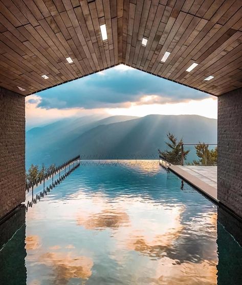 Miramonti Boutique Hotel in the Dolomites, Italy Miramonti Boutique Hotel, Indoor Swimming Pool, Luxury Boat, Disneyland Hotel, Dream Pools, Indoor Swimming, Hotel Boutique, Cabin In The Woods, Destination Voyage