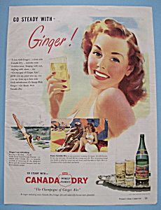 Soda Ads, Vintage Redhead, Pepsi Ad, Dry Ginger, Retro Beauty, Retro Recipes, Ginger Ale, Vintage Cameras, Christmas Drinks