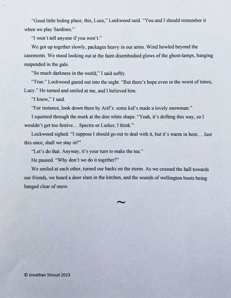 A NEW Lockwood Mini-Story shared by Jonathan Stroud on his IG. #LockwoodandCo #PortlandRowChristmas Jonathan Stroud, Lockwood And Co, Hiding Places, You And I, Literature, Turn Ons