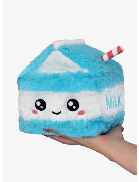 Squishmallows Hunting, Elementary School Cafeteria, Mini Milk Carton, Food Plush, Grabby Hands, Food Plushies, Yummy World, Food Pillows, Word Pillow