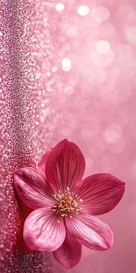 Pink Elegant Wallpaper, Elegant Wallpaper Iphone, Glittery Background, Apps On Your Phone, Pink Glitter Background, Wallpaper Glitter, Flower Icon, Pink Glitter Wallpaper, Glitter Phone Wallpaper