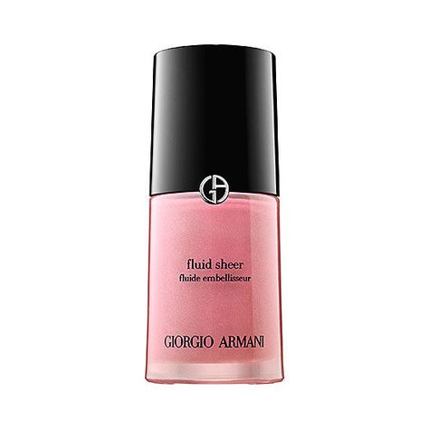 Giorgio Armani Fluid Sheer 8 | Beautylish Armani Fluid Sheer, Applying Blush, Celeb Makeup, Sheer Shades, Baked Blush, Sound Off, How To Apply Blush, Eyeshadow Base, Round Face Shape