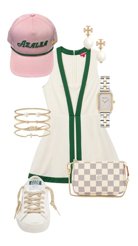 Masters Themed Party Outfit, Masters Themed Party, Sporty Spice, Country Style Outfits, The Masters, Clothing Inspiration, Spring Outfits Women, Golf Fashion, Athletic Fashion