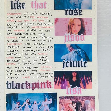 Black Pink Diary Ideas, Jounral Idea, Blackpink Diary Ideas, Black Pink Journal Ideas, Blackpink Diary, Aesthetic Cutouts, Blackpink Journal, Handmade Diary, Princess Videos