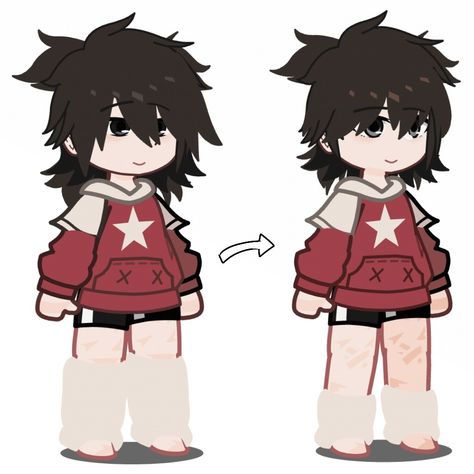 Gacha Messy Hair Ideas, Gacha Messy Hair, Gacha Club Hair Ideas Male Fluffy, Club Hairstyles, Gacha Edits, Oc Gacha, Gacha Outfits, Gacha Stuff, Club Outfit Ideas