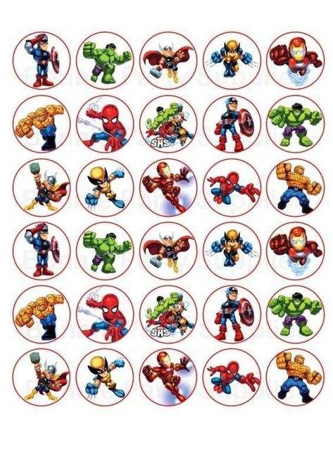 Avengers Birthday Decorations, Superhero Party Printables, Marvel Birthday Party, Marvel Party, Superhero Classroom, Avenger Birthday Party, Avengers Party, Edible Paper, Avengers Birthday