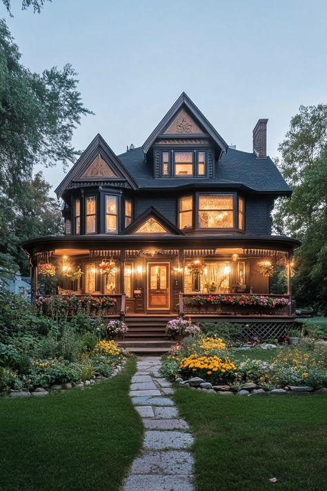 Discover the charm of Victorian-Era homes that inspire timeless elegance with their intricate designs and cozy interiors. Embrace history while dreaming of your perfect home! Explore more stunning ideas now!  #VictorianHomes #TimelessDesign #HomeInspiration #HistoricArchitecture #CozyInteriors #DreamHome #HomeDecor #ArchitectureLovers #VintageStyle #HomeDesign #InteriorInspo #ClassicHomes #PeriodHomes #UniqueArchitecture #HouseGoals Victorian Style Barndominium, Victorian Ranch House, Outlander House Aesthetic, Washington House Aesthetic, 90s Home Exterior, Old Homes Exterior, Upper Middle Class Homes, Vintage Homes Exterior, Victorian Homes Layout