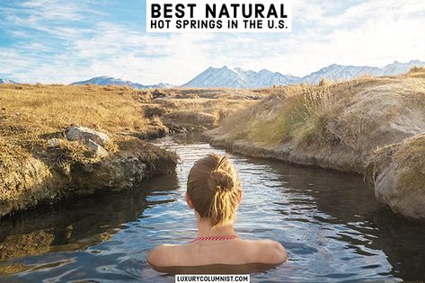 The best natural hot springs in the US Witchcraft Water, California Hot Springs, Water Magic, Water Witch, Mammoth Mountain, Lone Pine, Mammoth Lakes, Sea Witch, Scenic Routes