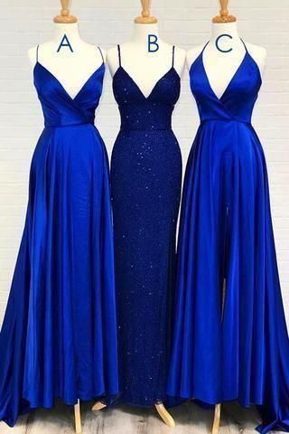 Mermaid Royal Blue Spaghetti Straps V-neck Long Bridesmaid Dresses Gow – SposaDresses Cheap Bridesmaid Dresses Online, Lace Long Dress, Neck Flower, Bridesmaid Dressing Gowns, Royal Blue Prom Dresses, Lace Prom Dress, Cheap Bridesmaid Dresses, Bridesmaid Dresses Online, Lace Dress Long