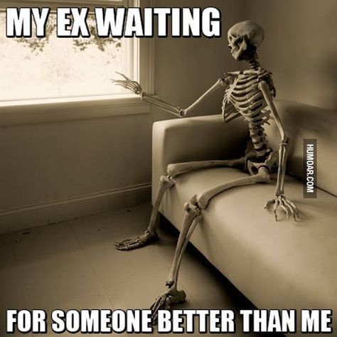 22 Break-Up Memes That Are Funny, Painful, And True Ex Memes, Skeleton Meme, Breakup Memes, Billy B, Meme Page, Funny Skeleton, Relationship Memes, My Chemical, My Chemical Romance