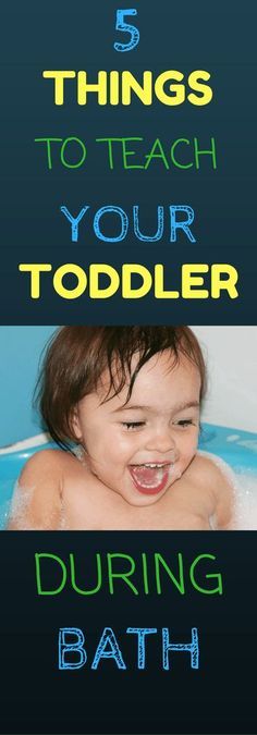 5 Simple things to teach your toddler or baby new learning concepts during bath time. Help your child develop their cognitive, language, self help, and social skills all while washing up. No fancy lesson plans needed...just mindful parenting! Learning through daily routines! Social Emotional Development Activities, Emotional Development Activities, Co-parenting, Social Emotional Development, Parenting Classes, Mindful Parenting, Toddler Development, Development Activities, Parenting Toddlers