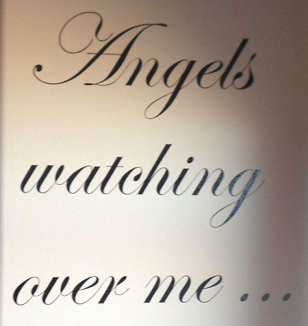 Angels Watching Over Me, Wall Lettering, Watch Over Me, Letter Wall, Les Sentiments, Vinyl Lettering, Fallen Angel, Just Girly Things, Pretty Words