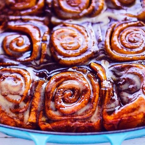 Ooey Gooey Cinnamon Buns | Cook. Eat. Repeat. Ooey Gooey Sticky Buns, Extra Gooey Cinnamon Rolls, Cinnamon Buns Gooey, Oort Gooey Cinnamon Rolls, Cinnamon Bun Glaze Recipe, Cinnamon Sticky Buns Recipes, Cinnamon Bun Glaze, Ooey Gooey Cinnamon Buns, Gooey Cinnamon Rolls Homemade