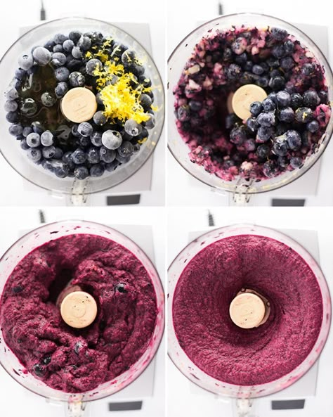 Sorbet Dessert, Blueberry Sorbet, Nice Cream Recipe, Sorbet Ice Cream, Sorbet Recipes, Healthy Ice Cream, Ice Cream Sorbet, Healthy Treat, Blueberry Recipes