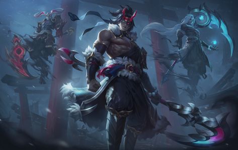 ArtStation - Snowmoon Kayn Snow Moon Kayn, Caitlyn Snow, Play League Of Legends, Ahri Wallpaper, Zed League Of Legends, Snow Moon, League Of Legends Characters, Lol League Of Legends, Wallpaper Pc