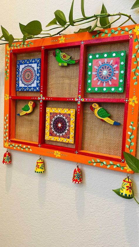 Make Decorations For Home, Wall Decor Diy Ideas Crafts, Home Decor With Cardboard, Art And Craft Ideas For Home Decoration, Art Room Decoration Ideas, Wall Craft Ideas, Pot Decorating Ideas, Wall Art Living Room Decor Ideas, Creative Wall Art Decor