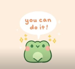 A cute frog to help you feel better. :) Music To Listen, Perfect Music, Cute Frog, Don't Give Up, To Listen, Feel Better, Make You Feel, You Can Do, Do It