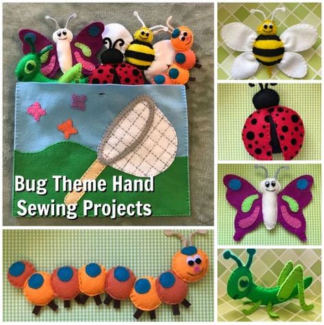 Caterpillar Patterns, Hand Sewing Patterns, Kids Sewing Projects, Cloth Books, Summer Camp Ideas, Hand Sewing Projects, Kids Sewing, Sewing Projects For Kids, Felt Patterns