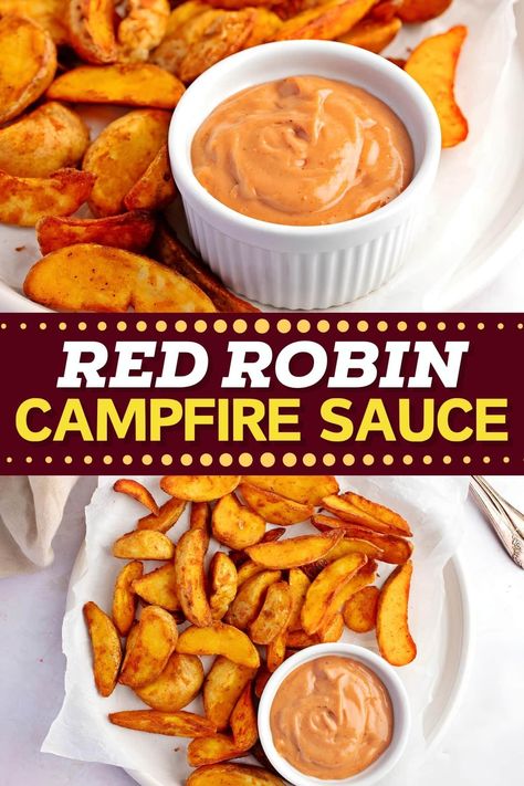 Red Robin Campfire Sauce (Copycat Recipe) - Insanely Good Campfire Mayo Red Robin, American Sandwich Recipes, Red Robin Campfire Sauce, Campfire Sauce, Burger Sauces, Vegan Coleslaw, Vegetarian Barbecue, Copy Cats, Southern Fried Chicken