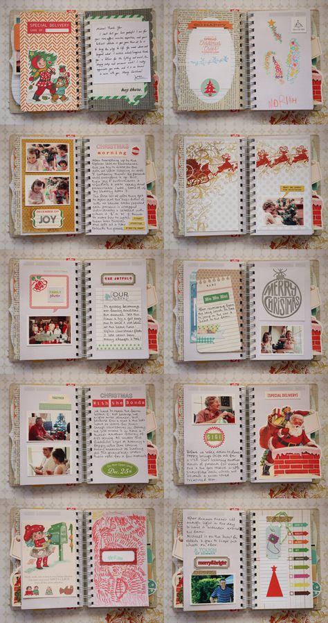 Daily Scrapbook, December Daily Ideas Inspiration, December Journal, Diy Notebooks, Scrapbook Christmas, Daily Ideas, Honest Truth, Memory Journal, Pocket Letter