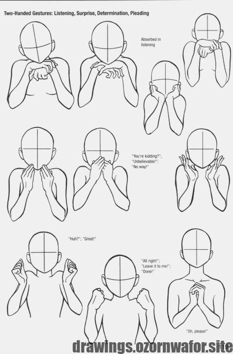 Thinking Pose, Hands On Face, Poses Anime, Drawing Hands, Draw Manga, Different Angles, Poses References, Body Drawing, Creative Drawing