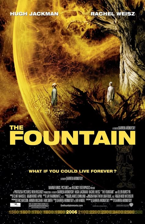 The Fountain movie poster Hugh Jackman, Rachel Weisz , Darren Anofsky | eBay The Fountain Movie, Sean Patrick Thomas, Mind Blowing Movies, No Manches Frida, Requiem For A Dream, Britt Robertson, Darren Aronofsky, Nikolaj Coster Waldau, Tommy Lee Jones