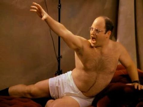 Jason Alexander might turn 61 today but the timeless art of seduction will last forever- ThorGift.com - If you like it please buy some from ThorGift.com George Costanza, Art Of Seduction, Image 3d, Seinfeld, Timeless Art, Tv Episodes, Classic Tv, Strike A Pose, Best Tv