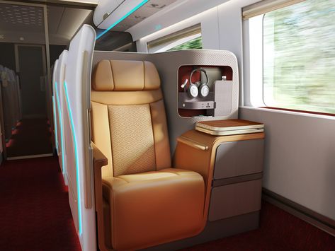 Train Interior Design, Luxurious Train, Train Interior, Train Car Interior, Passenger Trains Interior, Train Interior Concept, Pullman Train Cars Interiors, Vintage Train Car Interior, Olympic Training