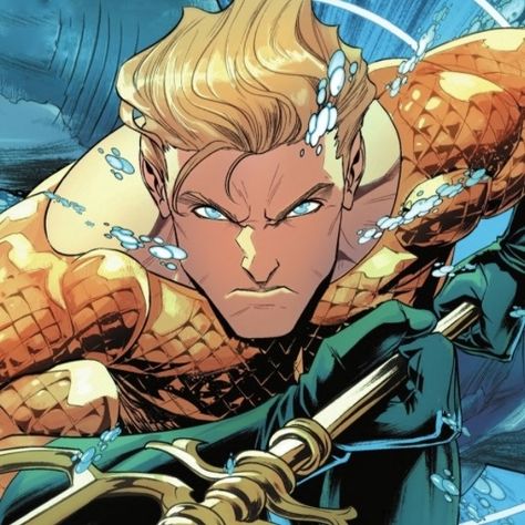 Aqua Man Comic, Aquaman Comic Icons, Aquaman Comic Art, Illusions Aesthetic, Aquaman Aesthetic, Aquaman Fanart, Aquaman New 52, Aquaman Comics, Aquaman Art