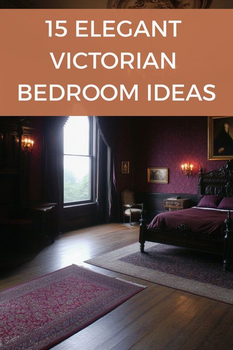 Get a perfect Victorian-style bedroom with these tips and decor ideas. House Interior Victorian, Vintage House Interior Victorian, Green Victorian Bedroom, Gothic Victorian Bedroom, Dark Victorian Bedroom, White Victorian Bedroom, Victorian Gothic Bedroom, Victorian Bedroom Ideas, Victorian Bedroom Decor