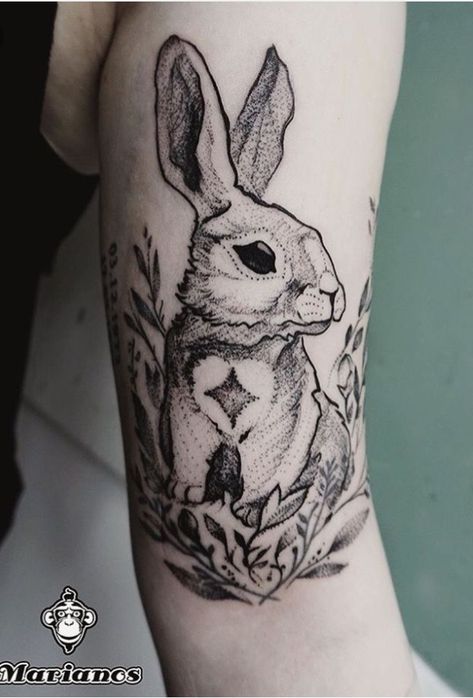 White Rabbit Tattoo, Berlin Tattoo, Rabbit Tattoo, Would You, Bunny Tattoos, Rabbit Tattoos, Going To, Job Interviews, White Tattoo